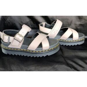 Dr. Martens Voss II Womens Sandals Size 9M Taupe Beige Leather Fisherman Strappy